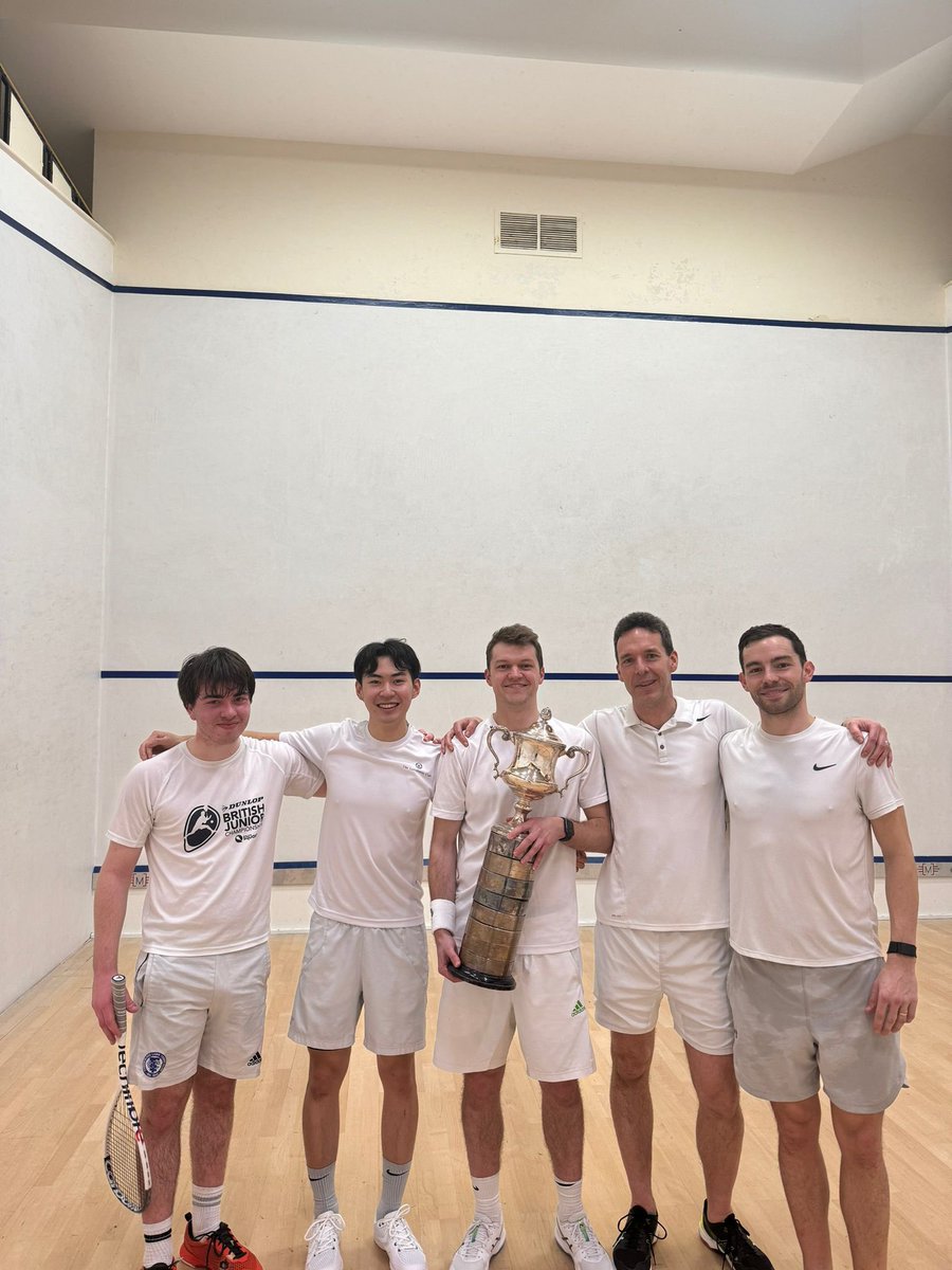 Winners are grinners as OWs take down Millfield in Londonderry Cup final. Winchester last won it in 1938. Here’s me and some children. 🍾