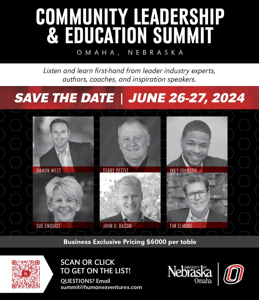 @jsutfin (@jsutfin) on Twitter photo In partnership with UNO, the HumanEx Leadership Conference is coming to Omaha June 26 and 27. Reach out if you need more information. This is 100% leadership, culture building and team. Due to a generous donor scholarships are available for educator tables. <a href="/Humanex/">Humanex Ventures</a> In partnership with UNO, the HumanEx Leadership Conference is coming to Omaha June 26 and 27. Reach out if you need more information. This is 100% leadership, culture building and team. Due to a generous donor scholarships are available for educator tables. <a href="/Humanex/">Humanex Ventures</a>