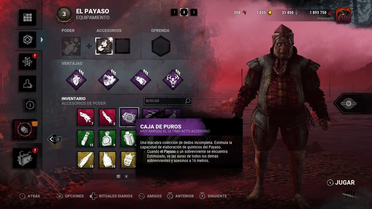 Little__Moy's tweet photo. @Schmucklesss Hey @Schmucklesss Idk if u have noticed this but in this clown's add on says that you can see the auras of all survivors and KILLERS as plural
Idk if this is a translation mistake but I've never seen a description like that in any other killer perk or add on
2 killers game mode? https://t.co/5gC85QkvO1