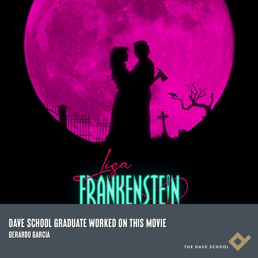 DAVE_School's tweet photo. Big shoutout to the DAVE School grad who contributed to the production the movie Lisa Frankenstein!
If your name isn't on our list, please don't hesitate to contact us! This will help us ensure our records are current and complete #ProudOfOurGrads #OnlyAtDAVE #AlumniSuccess ... https://t.co/wUyzX8AWVD