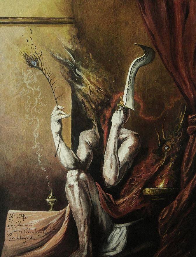 xe0_xeo's tweet photo. Paintings by Mexican artist David S. Herrerías https://t.co/DWN7oUXSIf
