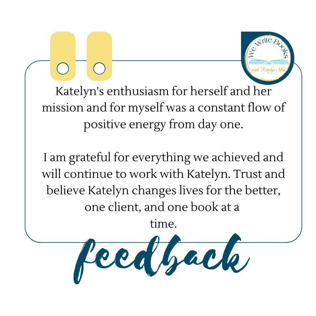 wewritebooks's tweet photo. Thanks for this feedback! ❤️

#wewritebooks #feedback #clientwin #win https://t.co/9CdwhMMTaM