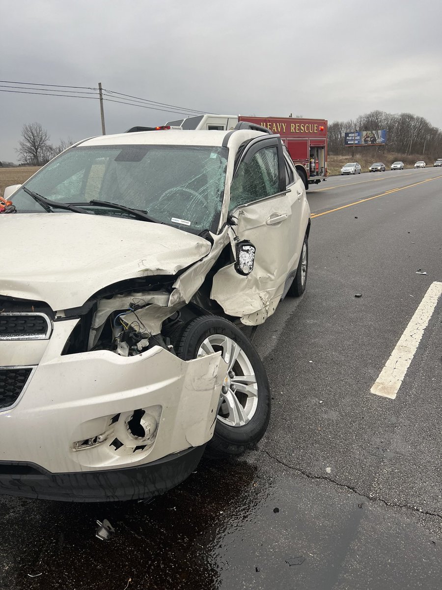 STFD130's tweet image. This afternoon we responded to a 2 vehicle crash on Medina Road with Granger Township Fire Department . Patients were transported to Akron area hospitals. #buckleup  #seatbeltssavelives #stfd130