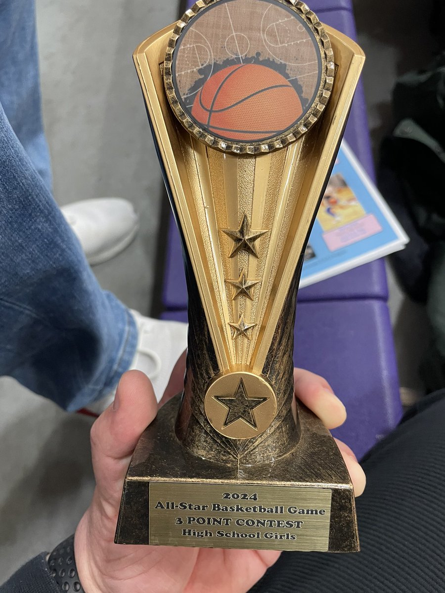 Congrats to Brooklyn on winning the halftime 3-pt contest at the Sarpy Co Battle Sports All Star Game! #cardpride