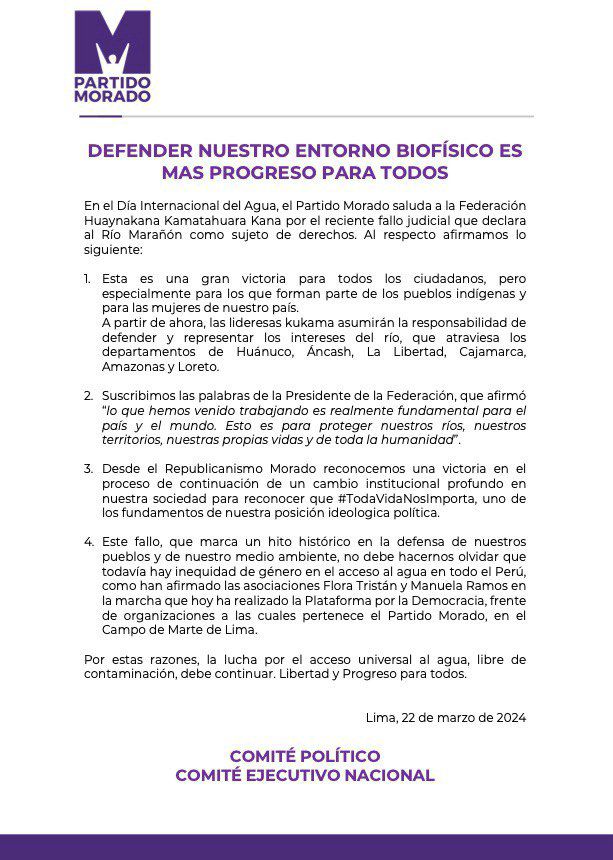 Partido Morado tweet media