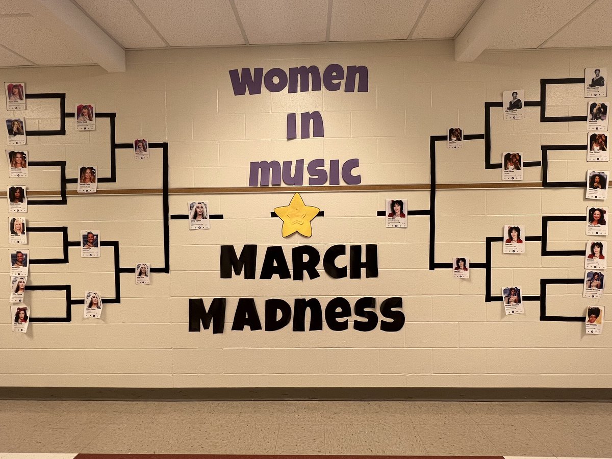 Our <a href="/FarmerDragons/">Farmer Elementary</a> have voted and <a href="/joanjett/">Joan Jett & the Blackhearts</a> and <a href="/MileyCyrus/">Miley Cyrus</a> are competing next week! Our kiddos have loved this Influential Women in Music  bracket! They keep asking what the winner gets! Maybe one of these amazing women will come see us at Farmer!
