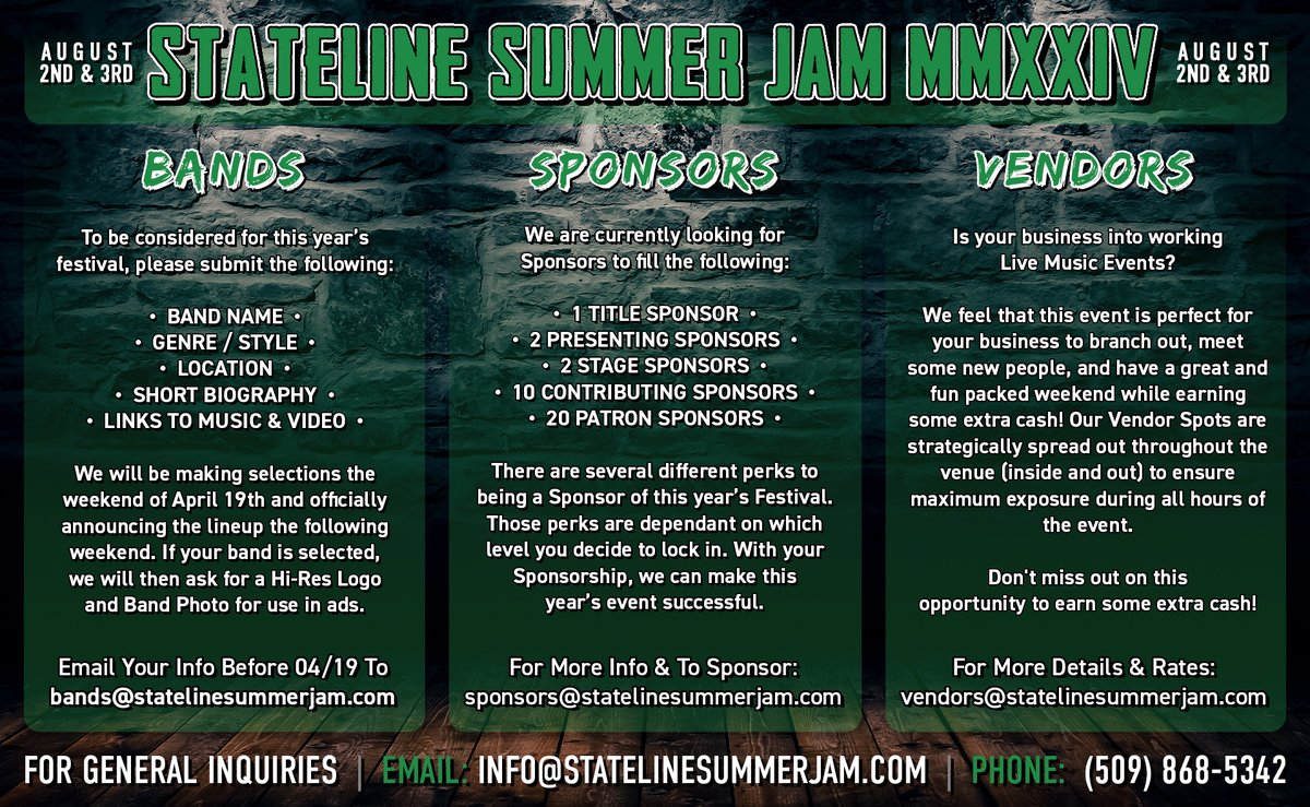 Stateline Summer Jam tweet media