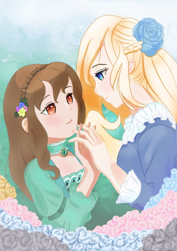 Lillymaus23's tweet photo. Alice and Felicia. Finally finished colouring these two.  I asked my stream to help name them.  I wanted to do more, but this was a good stopping point. Came out rather cute I think though. https://t.co/ZvIcBKmaOz