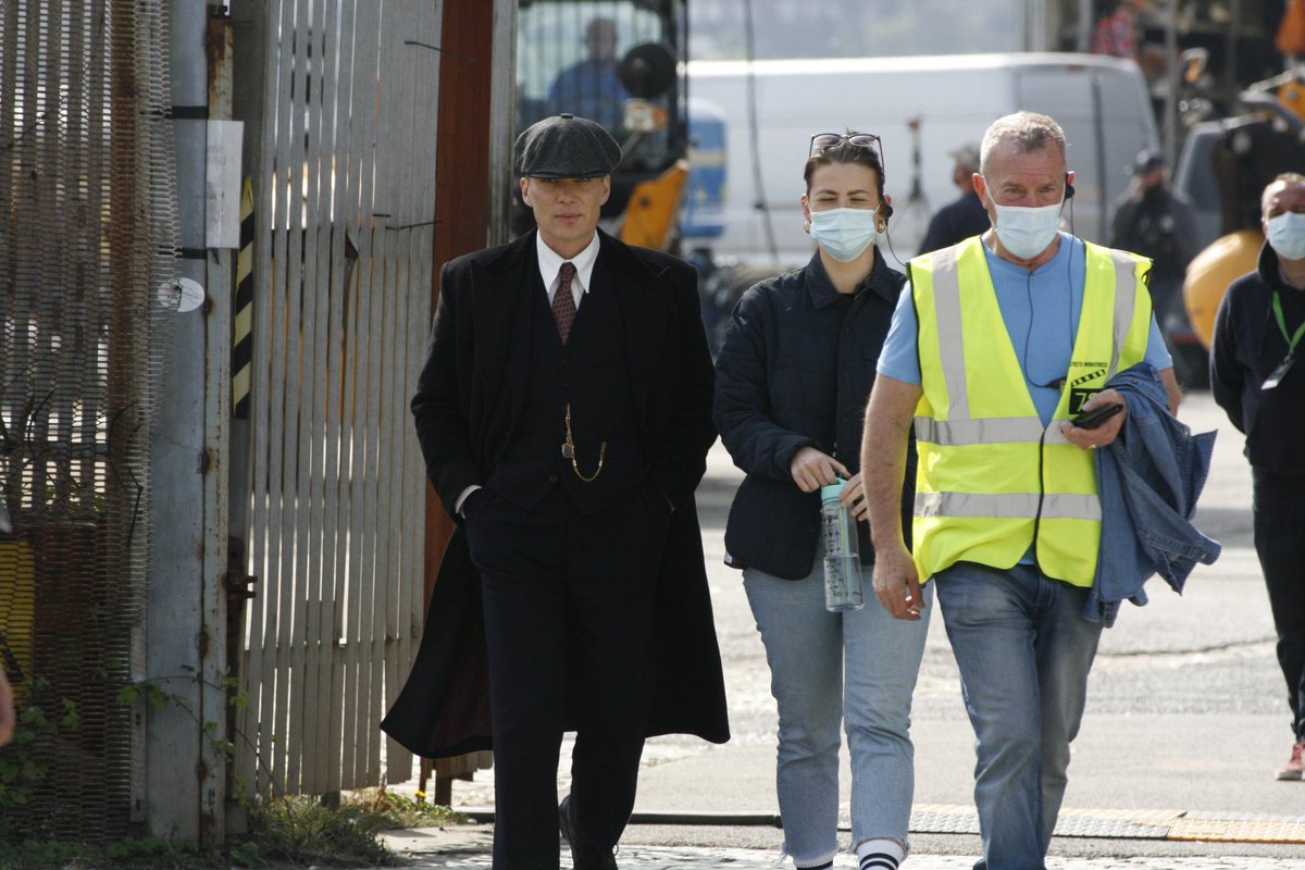 This year's #Oscars winner for best actor will reprise his role as violent gang leader Tommy Shelby in a feature-length #PeakyBlinders film that creator Steven Knight has said will be set in the lead-up to WW2. pic cred Activate digital on set at Bramley Moore Dock #bramleymoore