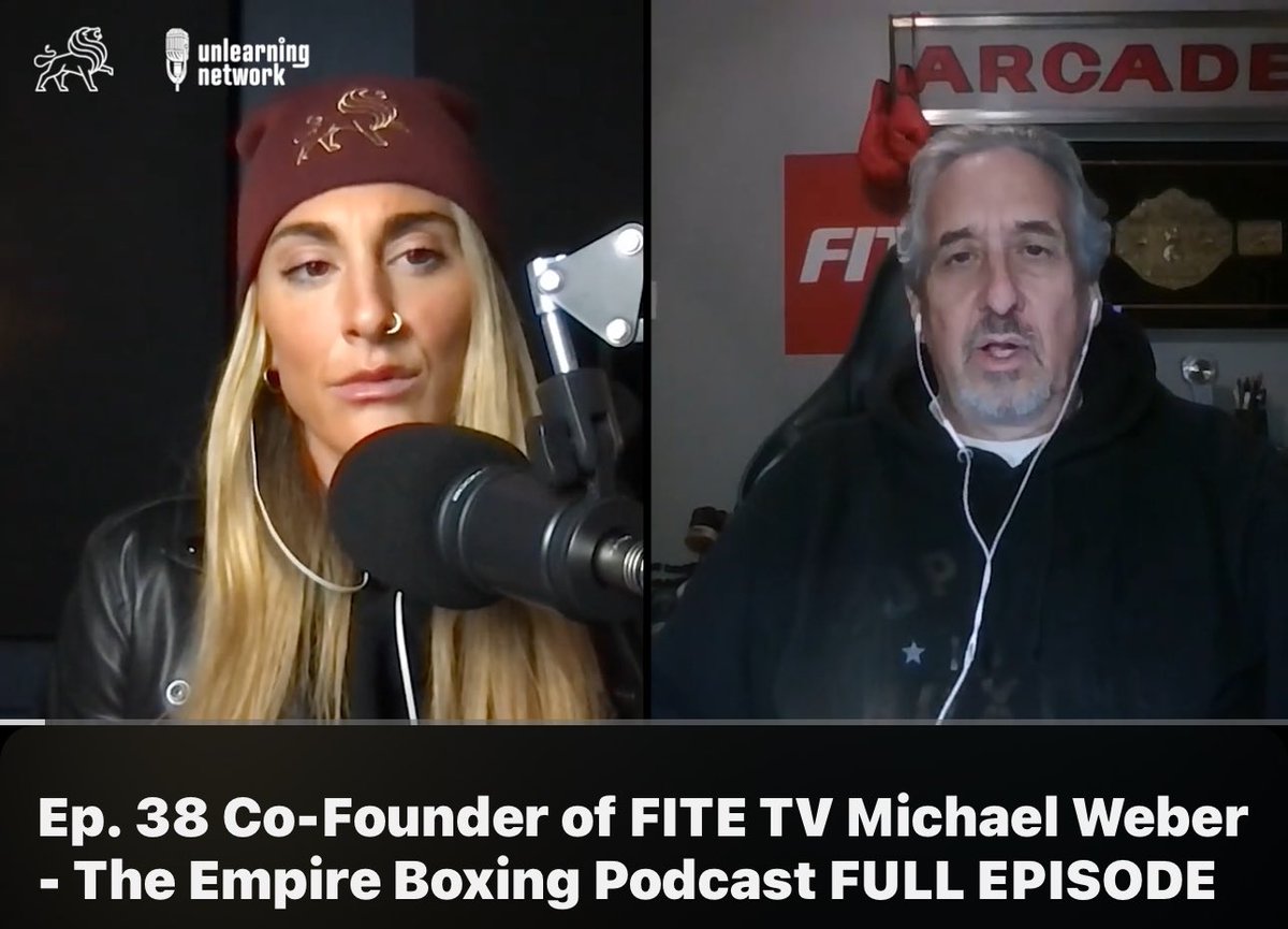 Ep.38 w/ Michael Weber co-founder of @FiteTV now part of TRILLER is out now. Tune in and Subscribe. Link here:
youtu.be/FiixR3Fg_O0?fe…
-
Hosted by Coach J. 
-
@BrickhouseVent1 @GrassJames 
-
#BoxingNews #empireboxing #sportspodcast #boxingpodcast