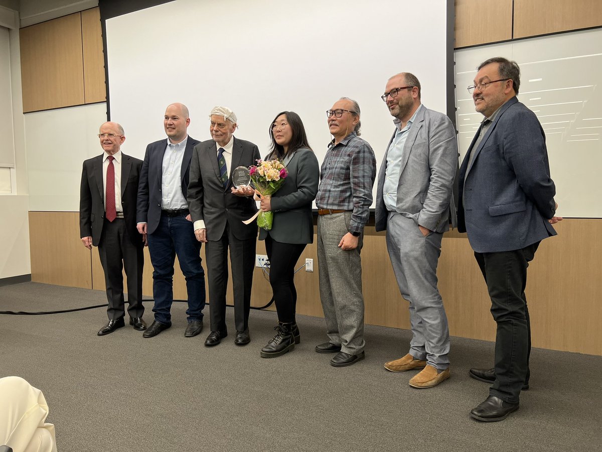 Dr. Ashley Shin of Justin Caram’s @jrcaram group @uclachem awarded the Norma Stoddart Award from @sirfrasersays #chemistry #quantum