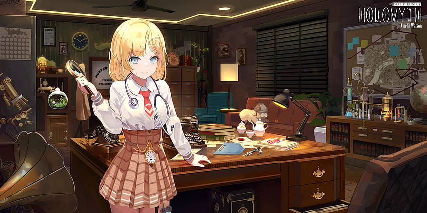 🔎  Detective Amelia Watson  🔍

Bienvenid@ a la oficina de Watson ¿algún misterio que resolver o alguna anomalía temporal? Ella se hará cargo de todo.
      Vtuber / Detective  / Viajera del tiempo 

            [ Dominante - Sumisa ]
 
                      ¿   🔄  - ♥️?