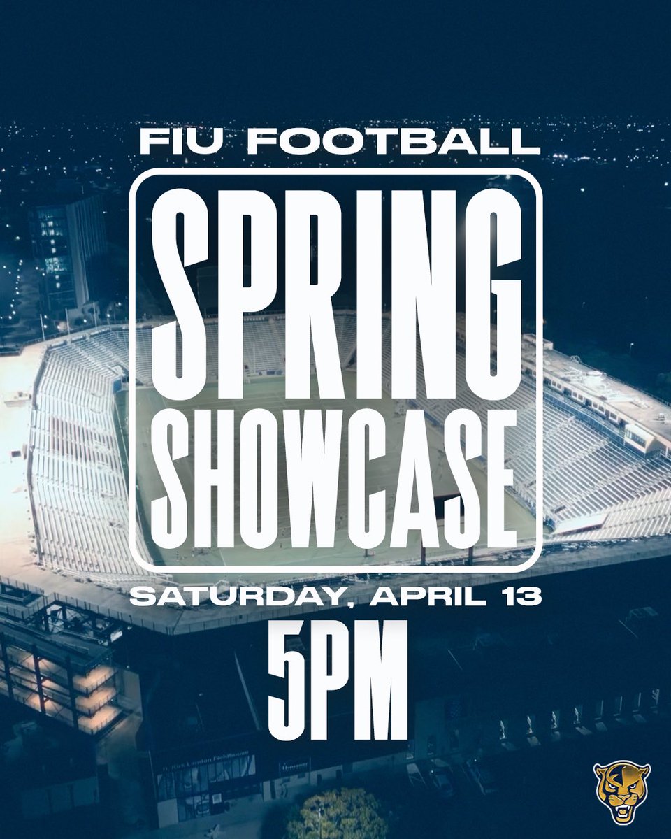 It’s time to claim your FREE ticket to the @FIUFootball 𝙎𝙥𝙧𝙞𝙣𝙜 𝙎𝙝𝙤𝙬𝙘𝙖𝙨𝙚 on April 13th👇 🎟️ go.fiu.edu/24Showcase