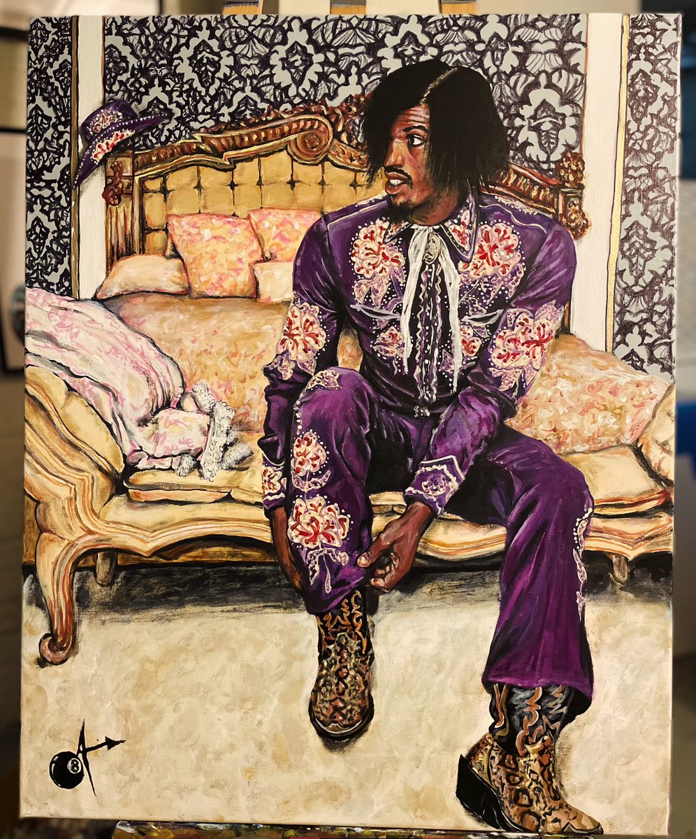 osheaart's tweet photo. OsheaArt  🤠🖼️🎨
. “Jimmy Cowboy” 24x30 acrylic on canvas by ME! @JimmyButler @jimmyfallon @jimmykimmel  @IAMJHUD Show #art #Osheaart #artistsoftiktok #painting #acrylicpainting #fyp* #detailedart #viral #artforsale #handpainted @jimmybutler #blackcowboy #falloutboy 
less https://t.co/fdXZfvniWc