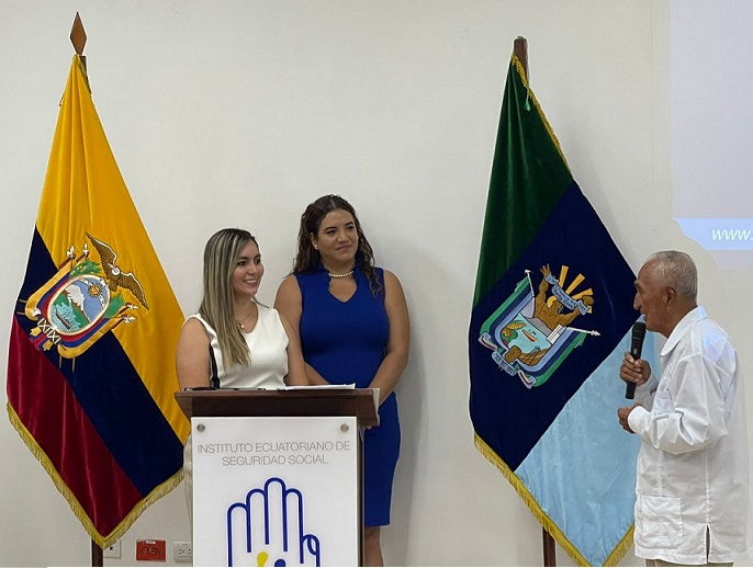 IESSStaElena's tweet photo. #IESSteInforma | La Dirección Provincial @IESSStaelena presento a la ciudadanía el informe de #RendicióndeCuentasIESS2023 en el que se dio a conocer los logros alcanzados y acciones ejecutadas para beneficio de los asegurados. https://t.co/DNIPkUHVFH