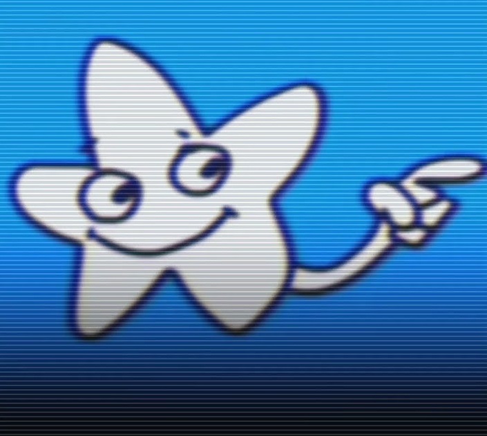 SacriStuff's tweet image. Sacri has recently shared early concept art of the widely beloved "Happy Star!" Do you prefer the first or final?