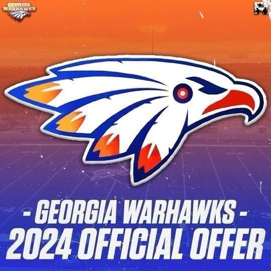 I am blessed to receive a offer from <a href="/GeorgiaWarhawks/">Georgia Warhawks</a> @spollar1 @1BIGJONES