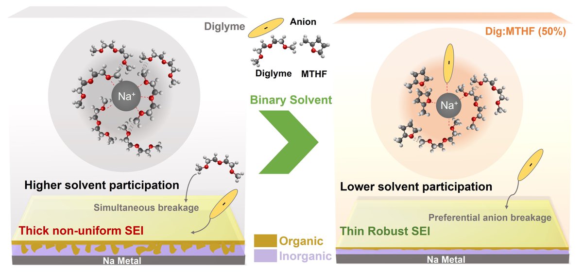 Our recent Article (final version) was published in Adv. Mater.
👇Please check it out👇@AdvSciNews <a href="/WileyGlobal/">Wiley</a> <a href="/wileyinresearch/">Wiley in research</a> <a href="/ReddyRinish/">Rinish Reddy</a> <a href="/Wiley_Chemistry/">Wiley Chemistry</a>
Binary Solvent Induced Stable Interphase Layer for Ultra‐Long Life Sodium Metal Batteries
onlinelibrary.wiley.com/doi/10.1002/ad…