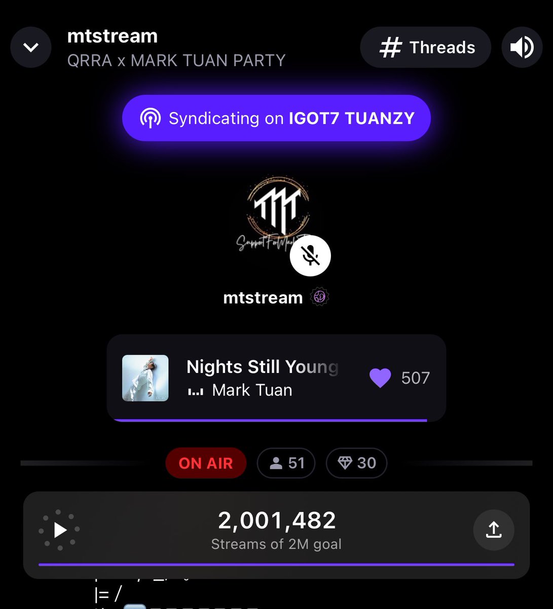 prettyredblue's tweet image. ปุ้งๆๆๆๆๆๆๆ 🎉🎉🎉🎉 

🎉 share.stationhead.com/vml6cucqgqp6

#SupportForMTParty #MarkTuan 
@marktuan​ @DNAmngmnt