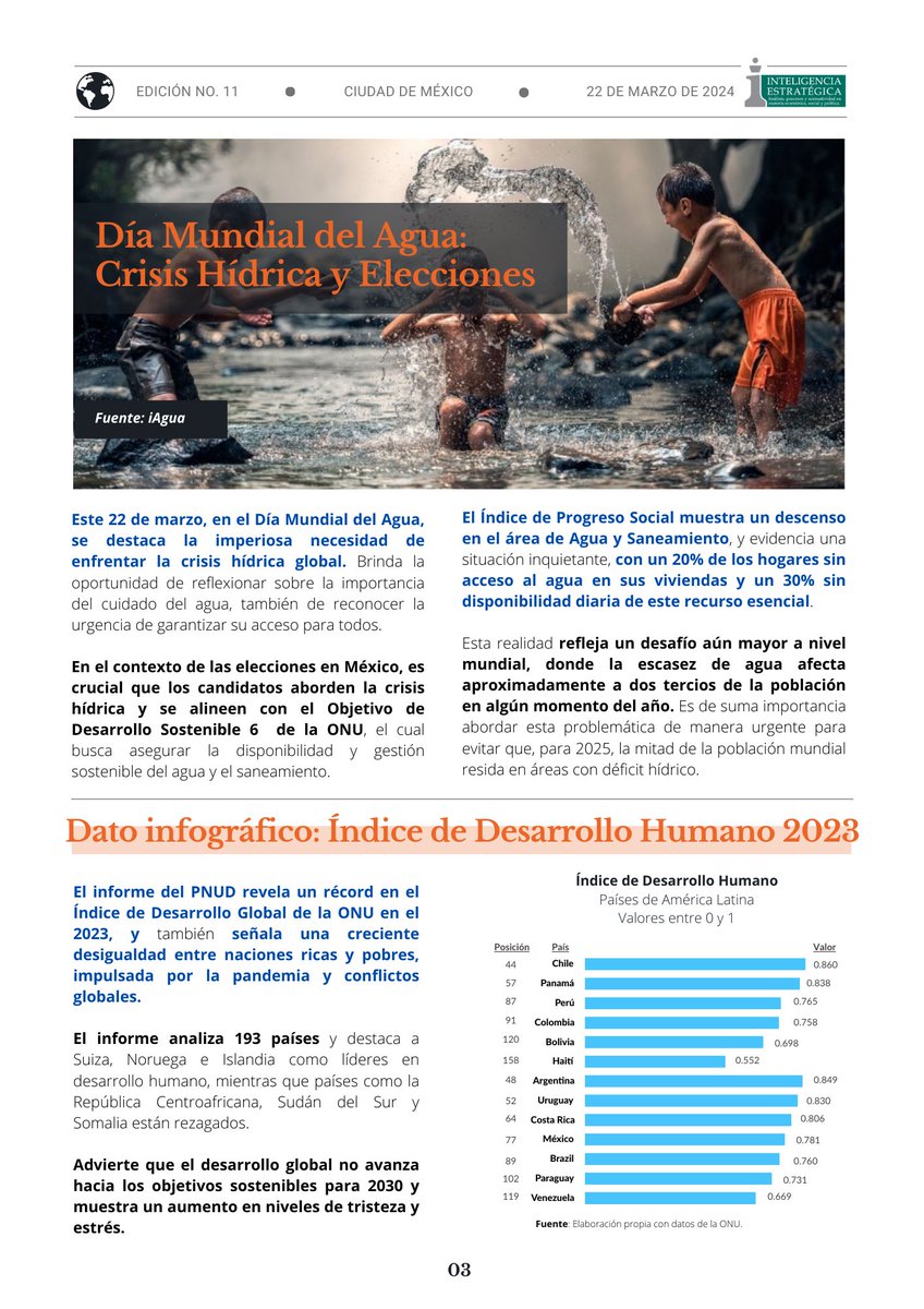 Las noticias internacionales más relevantes de la semana se encuentran en la edición 11 de #MexicoGlobal 🌎

<a href="/gemijose/">Gemi José González</a>