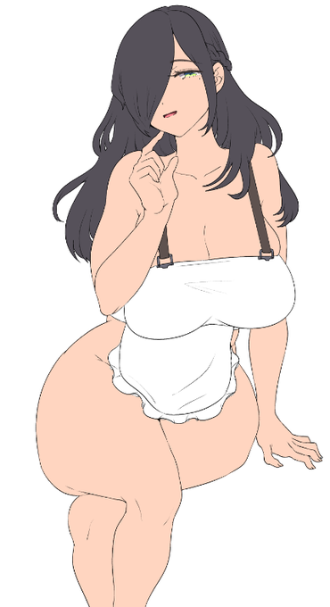 ファイル整理してたら描きかけのえっちなママ出てきた 