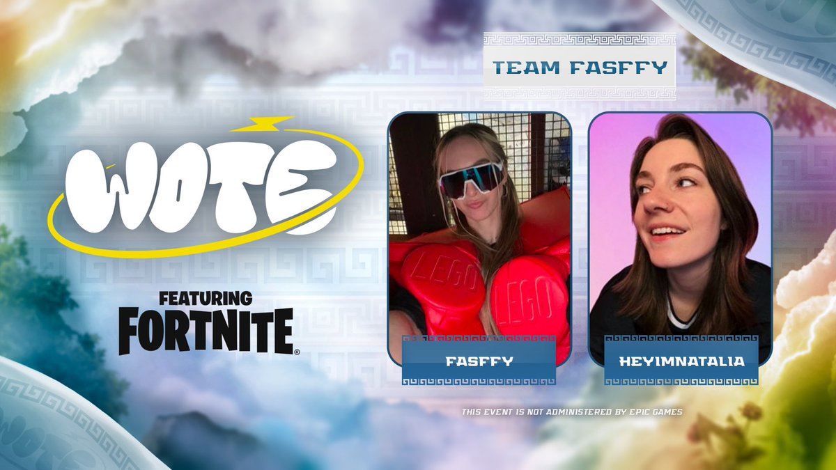 Stoked to be bringing @heyimnatalia back to the @FNCompetitive international stage FOR OCEANIA 🇦🇺 🐨 in tomorrows $75,000 Women of the @erenaGG comp! 🏆 

Will be streaming the whole thing come by for some vibes - twitch.tv/fasffy