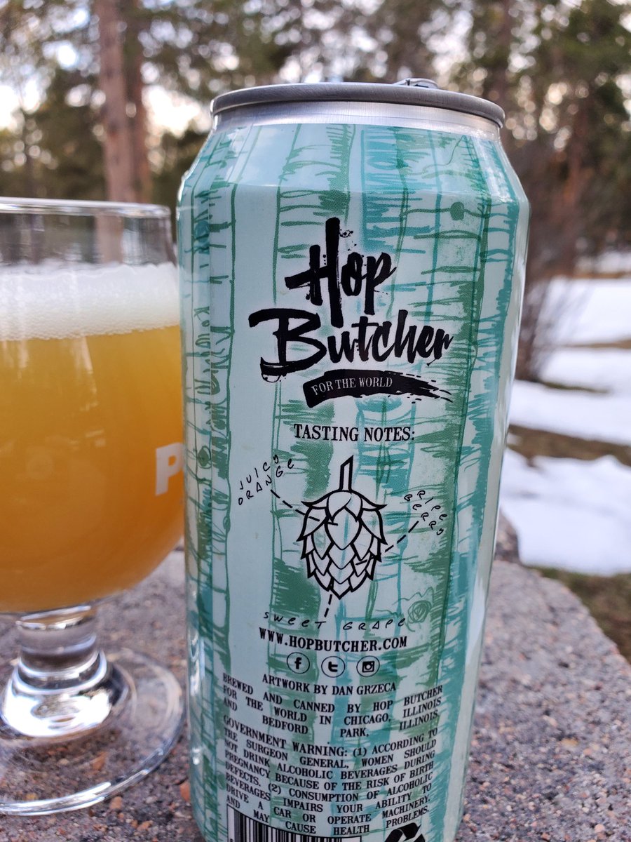Treez Freez DIPA by Hop Butcher Brewing w/ Citra, Pacific Sunrise, & Mosaic Hops, come sin at 8.0% - FANTASTIC! Cheers Peeps 🍻 @ephoustonbill @RealBMaxwell @BPlohocky @Senor_Greezy @MikeSlomba @D_V_T_ @DRE_Go_Fish @wrayzors #CraftBeer #beer #FridayVibes