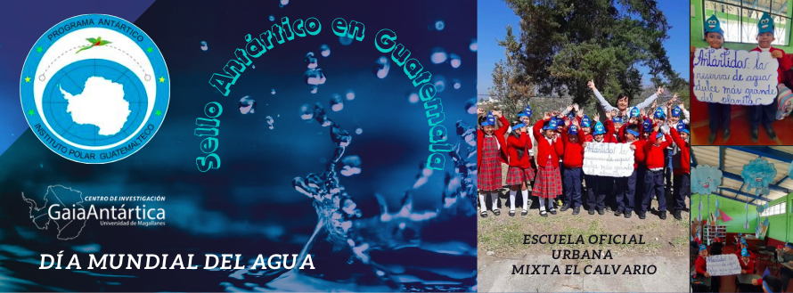 UmagCiga's tweet photo. Increible.!!El #SelloAntartico de la @udemagallanes y @UmagCiga ha llegado a Guatemala, el #IPOGUA Instituto Polar de Guatemala trabaja nuestro #SelloAntarticoInstitucional celebrando el #DiaMundialDelAgua 💧💦 Escuela Oficial Urbana Mixta "El Calvario" Prof. Ana Florencia Molina https://t.co/DZIwMJZl40