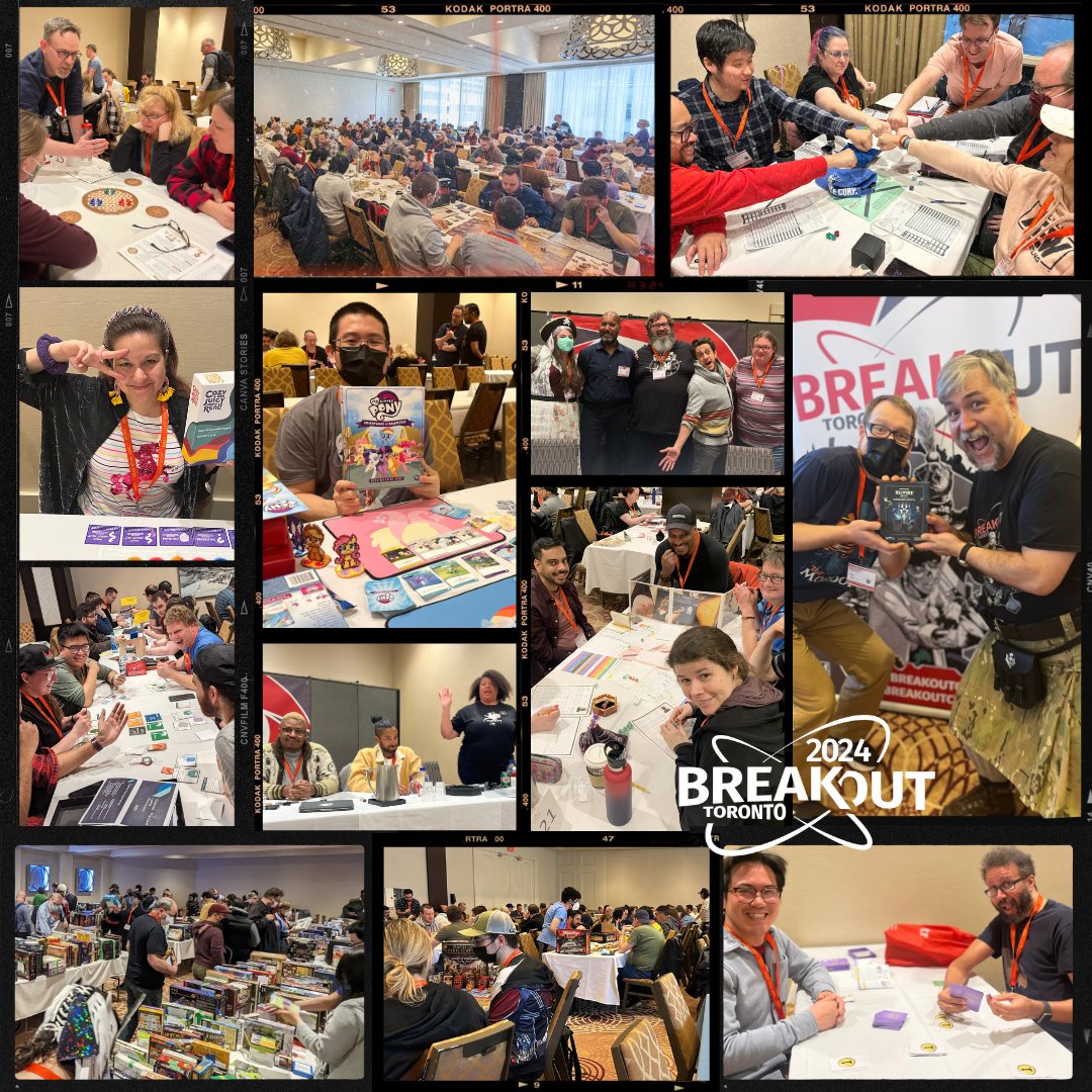 A HUGE THANK YOU TO THIS AMAZING COMMUNITY! We crunched the numbers & can confirm that Breakout 2024 was OUR BIGGEST ATTENDANCE EVER! We so GRATEFUL for the opportunity to share last weekend with you & can't wait to start planning Breakout 2025!!!
#Breakoutcon #tabletopgames