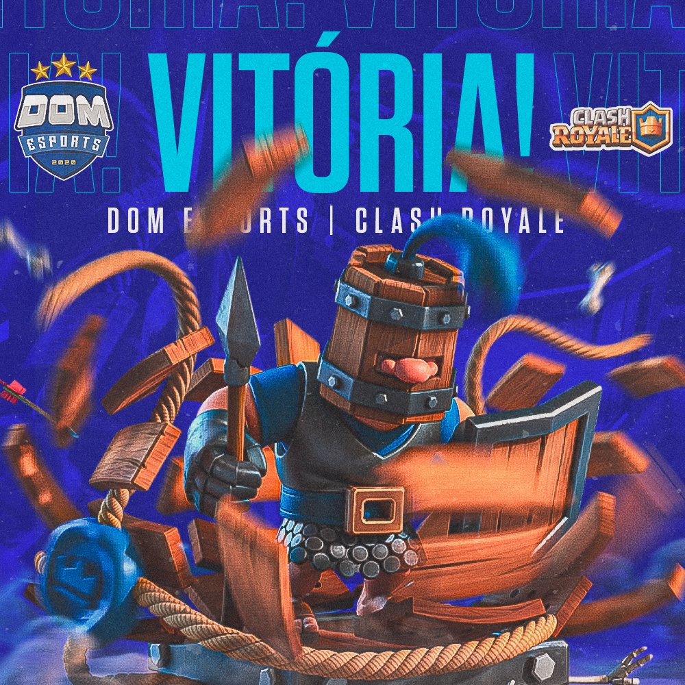 DOM eSports ✨ (@domesportsbr) on Twitter photo #ClashRoyale
Nossos crias do Clash voltaram do descanso com uma vitória maiúscula!
🆚 <a href="/ReDragons01/">Red Dragons</a> 🇵🇪
🏆 <a href="/acsclashroyale/">Association Clash Station</a> - Oitavas de Final
✅ 3-1
🎖️ <a href="/MemasosXD1/">MARVIN</a> (2-0)
🎖️ <a href="/Black_MambaCRr/">Black Mamba☆</a> (2-0)
Rumo as Quartas! #GODOM 💪🏻💙 #ClashRoyale
Nossos crias do Clash voltaram do descanso com uma vitória maiúscula!
🆚 <a href="/ReDragons01/">Red Dragons</a> 🇵🇪
🏆 <a href="/acsclashroyale/">Association Clash Station</a> - Oitavas de Final
✅ 3-1
🎖️ <a href="/MemasosXD1/">MARVIN</a> (2-0)
🎖️ <a href="/Black_MambaCRr/">Black Mamba☆</a> (2-0)
Rumo as Quartas! #GODOM 💪🏻💙