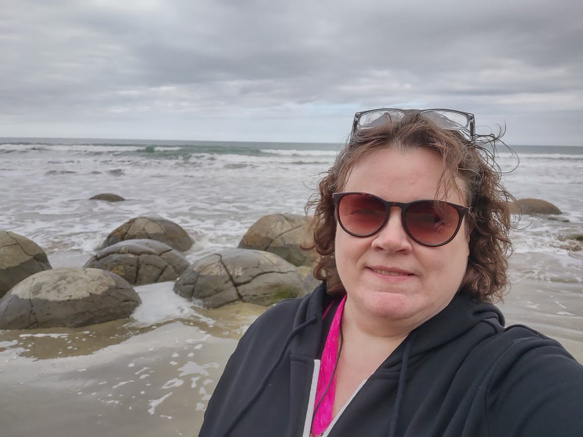 A picture of you in shades

Moeraki Boulders. New Zealand.