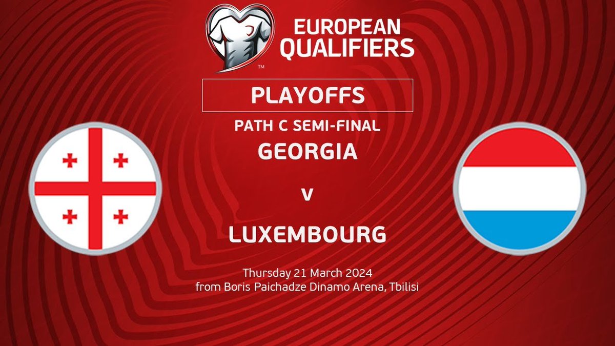 Georgia vs Luxembourg Full Match 21 Mar 2024