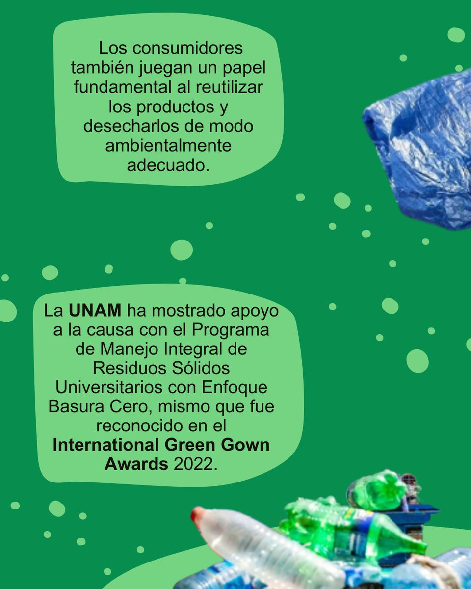 UNAM_FCPyS's tweet image. 👁A que no sabías... 🟢🔴

🗑♻️Que el 30 de marzo de cada año es el Día Internacional de Cero Desechos, las estrategias requieren de la producción, el consumo y la eliminación responsable de los productos. ♻️
|| #AQueNoSabías #reciclajecreativo♻ #desechos #CEU #FCPyS #UNAM
