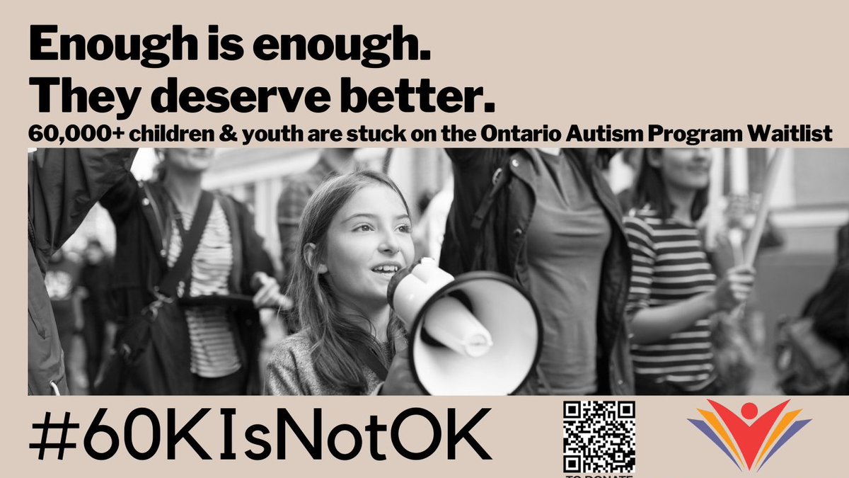 We stand with @ONTAutism to end #Ontario’s #Autism Program Waitlist & #HELP ALL those on it! The lack of support from The Program has been colder than today's Ontario #snowstorm! #60KIsNotOk #onpoli #onted #NoTransparency #NeedsBasedTherapy #AutismIsLifeLong #ONStorm #Canada