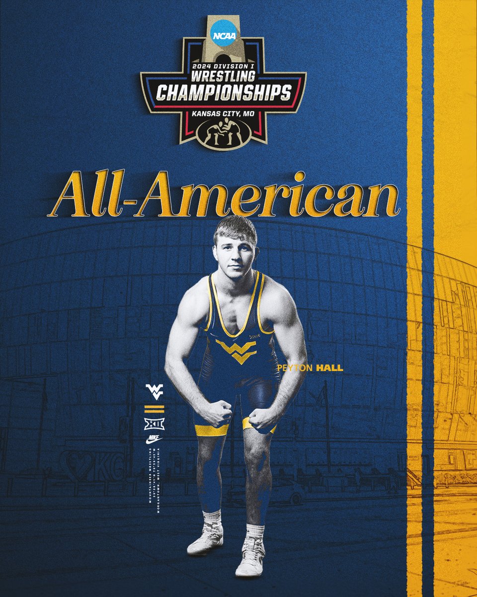 ⛰️ NCAA Championships - Blood🩸Round ⛰️

Mat 6
165 | Sr., No. 9 seed Peyton Hall (WVU) becomes the ninth multi-time All-American in program history after scoring a 7-2 decision over No. 3 seed Julian Ramirez (Cornell). 

👊 #HailWV | #NCAAWrestling