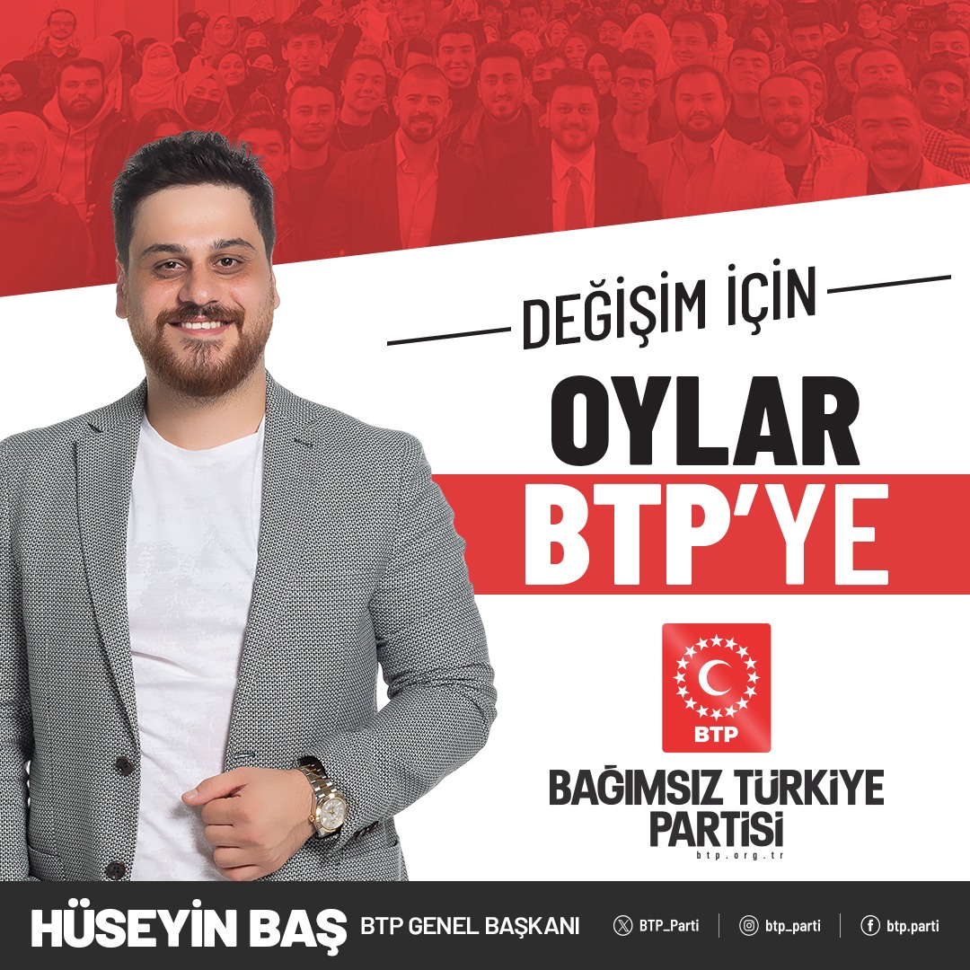Fiili işgal altındayız savaşmadan ülkeyi haçlıya emanet ediyor AKP ülkeyi gelin bu seçimde AKP  CHP ve meclisteki diğer partilerden kurtulalım ve bu seçim #OyMoyYok Oylar @BTP_Parti'sine diyelim.
#secim2024 #BTPhazır #HüseyinBaş