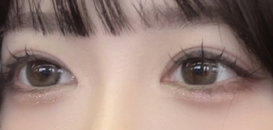 DtM4114's tweet photo. 久々にメイクしたけど、やっぱ楽しいな…😌

今日は、橋本環奈ちゃんの目をイメージしてみました💄

カラコンは
メランジェシュエットのミスティクレールです https://t.co/YcQByTGGNT
