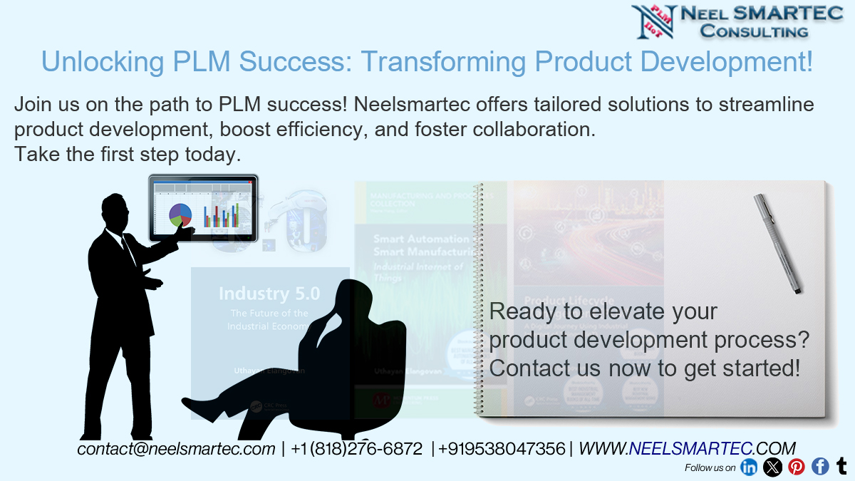 Embark on the path to #PLM #success with @Neelsmartec! Our tailored services streamline workflows, enhance collaboration, and drive innovation. Let's transform your #product development journey! #NPD #ROI #ROV #automation #manufacturers neelsmartec.com/2023/07/15/pat…