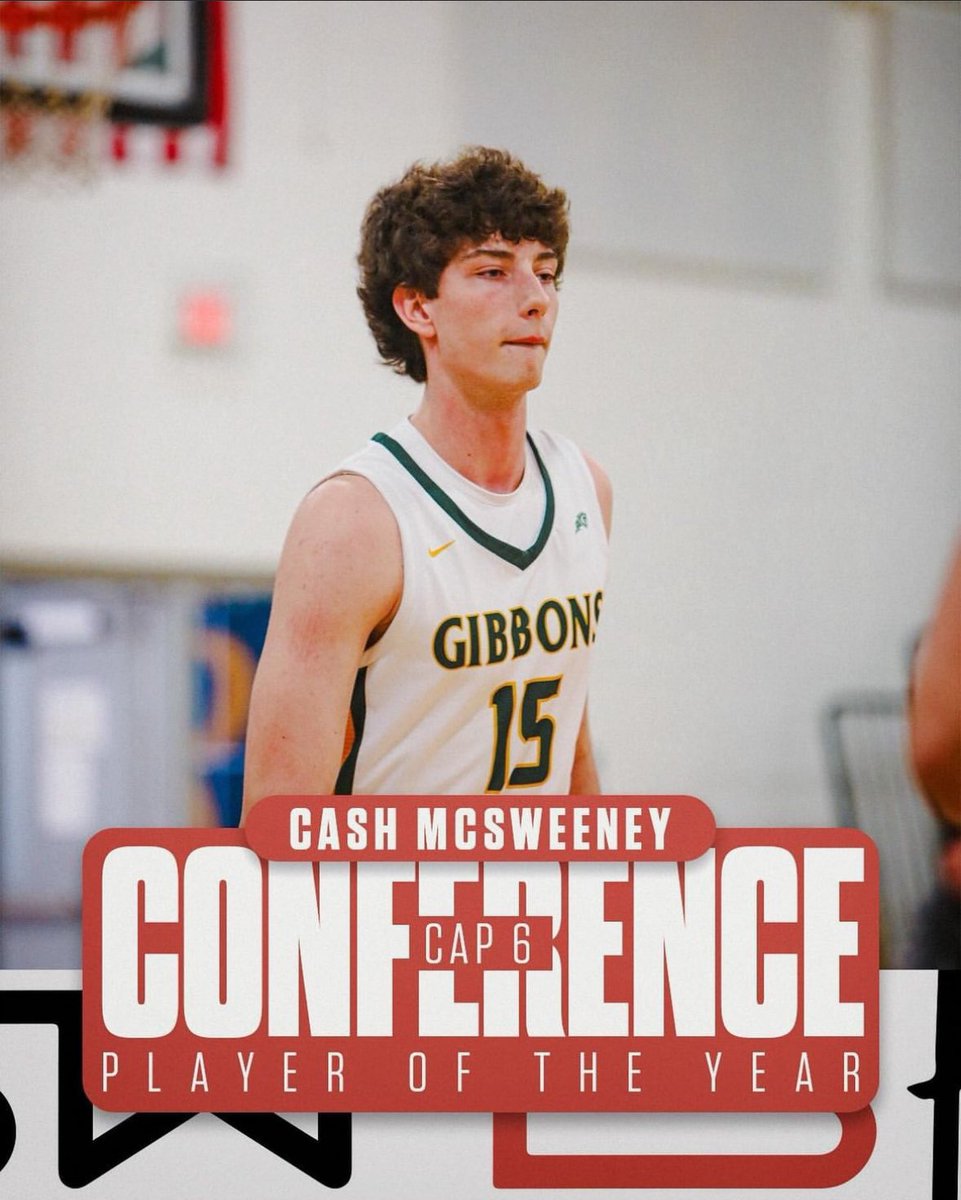 Honored to receive Cap-6 Player of the Year!