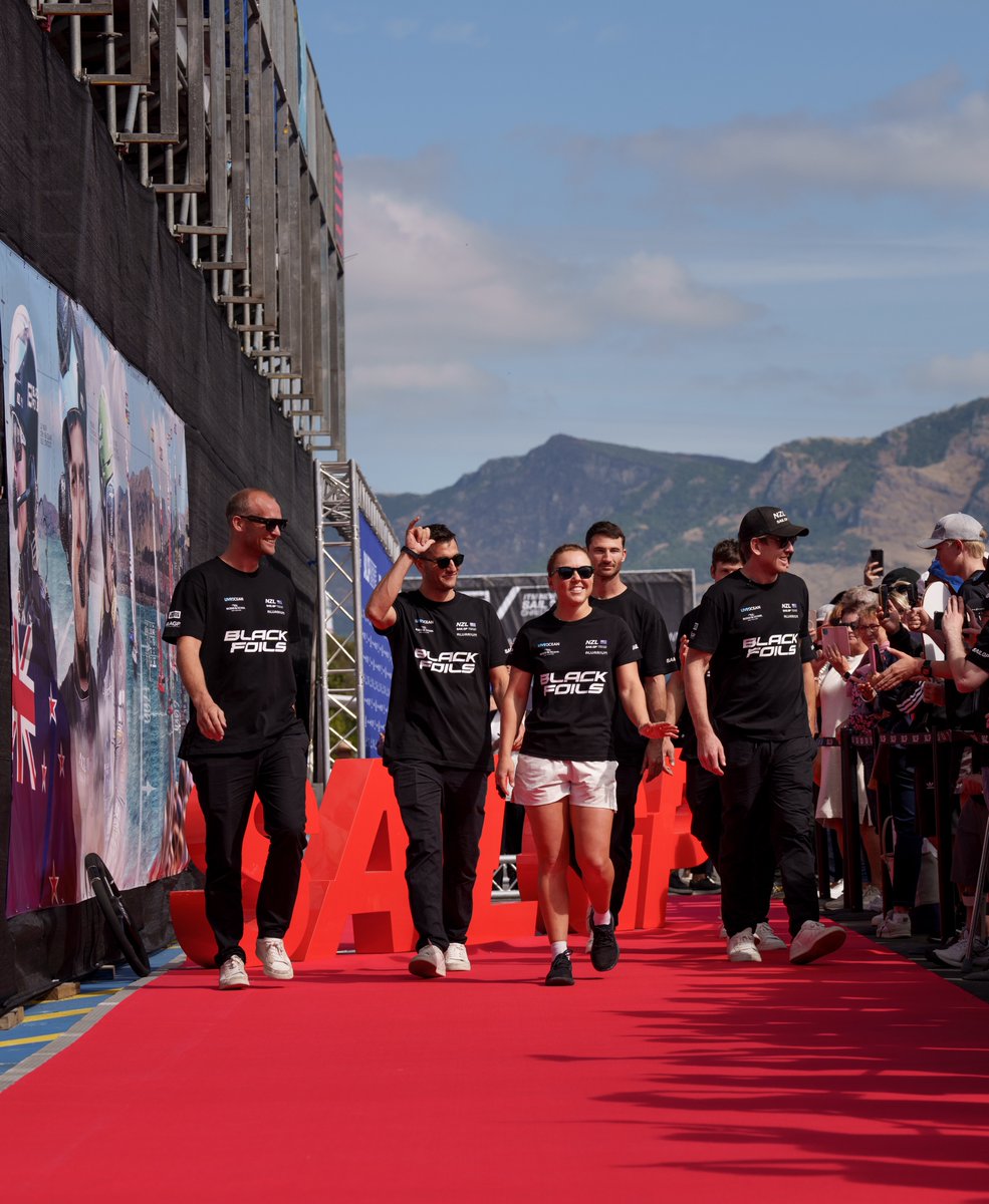 Rolling out the red carpet in Christchurch 📸 #SailGP #ChristchurchSGP