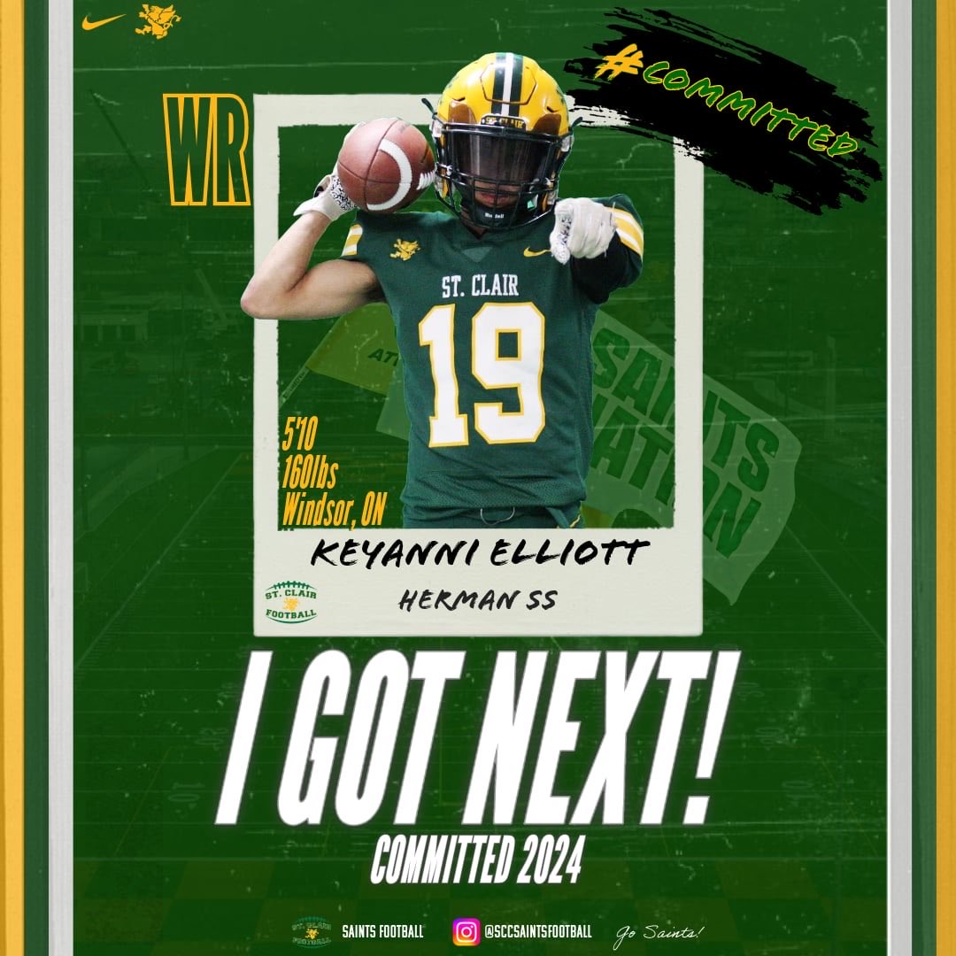 We are adding another incredible athlete to our talented group of playmakers! Saints Nation is excited to sign Keyanni Elliott, a local superstar from Herman High School! Let’s go!