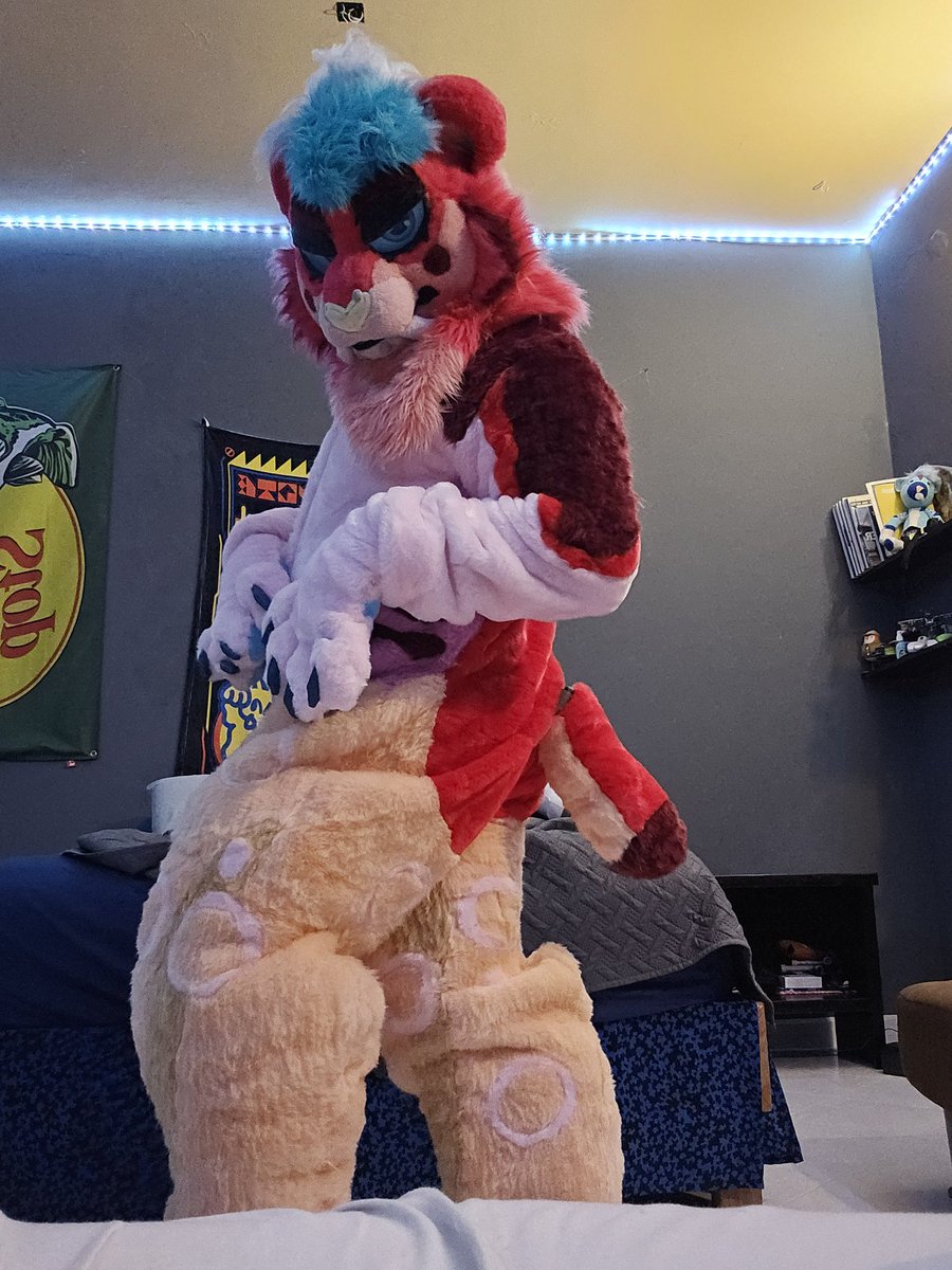 SpicySaber1's tweet photo. Happy fursuit friday you horny animals~ https://t.co/LnVCPofv7V