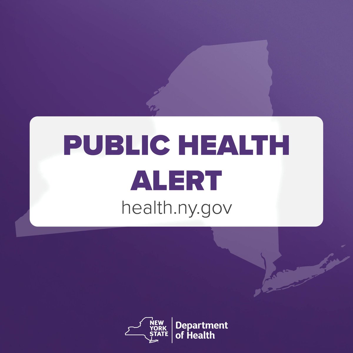 The Department is closely monitoring a case of measles in the State outside of NYC. The most important thing people can do to protect themselves is to verify they’ve been properly immunized against measles and immediately get a shot if they are not. Info: health.ny.gov/press/releases…