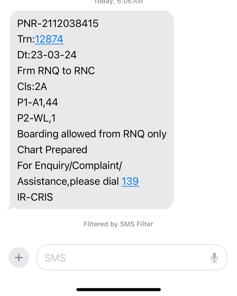 adarsh_mayank's tweet photo. @indianrailway__ @IRCTCofficial @RailwaySeva 
Same pnr one ticket confirm one waiting can I travel or not ? https://t.co/uf96ULgB3f