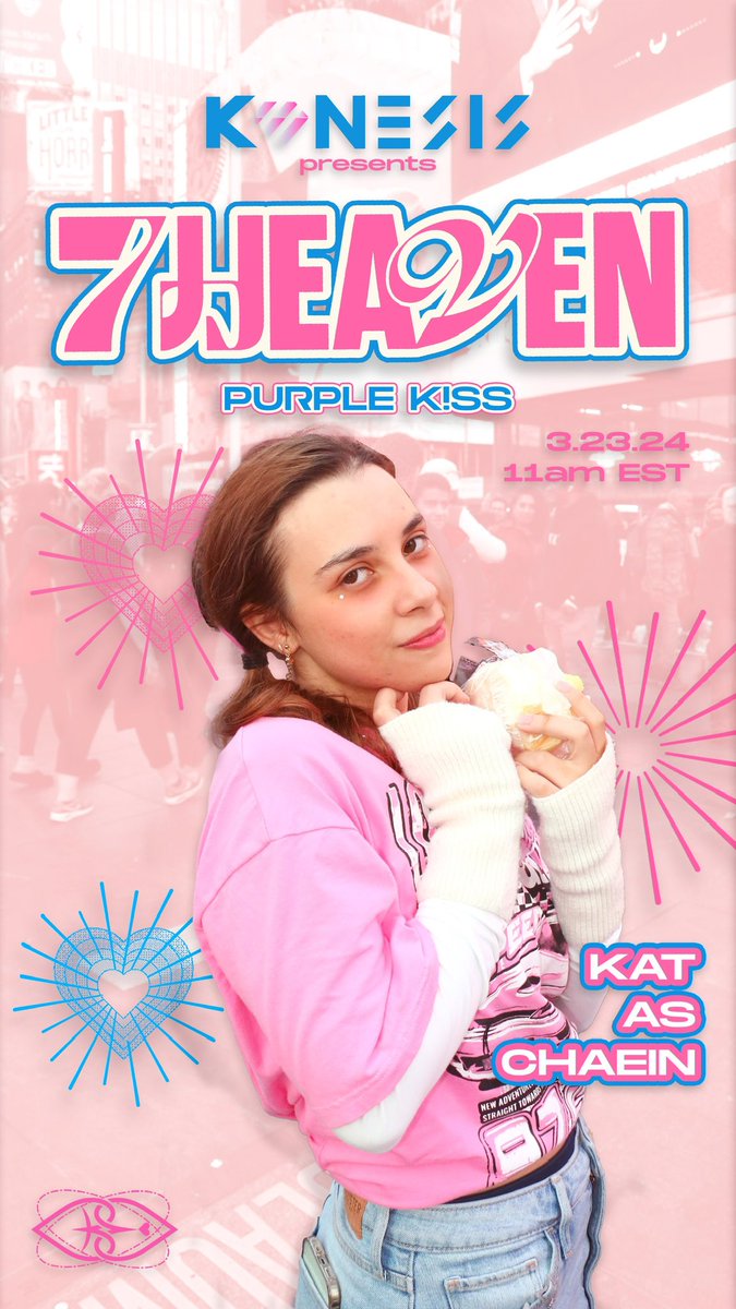 KNESIS_NYU's tweet photo. Here are some solo shots of the cast of 7Heaven by Purple Kiss!

Catch our cover out tomorrow, 3/22/24 11am EST, on Youtube!

#PURPLE_KISS @RBW_PURPLEKISS #7Heaven #GOEUN #IREH #CHAEIN https://t.co/zy1QkwDlv9
