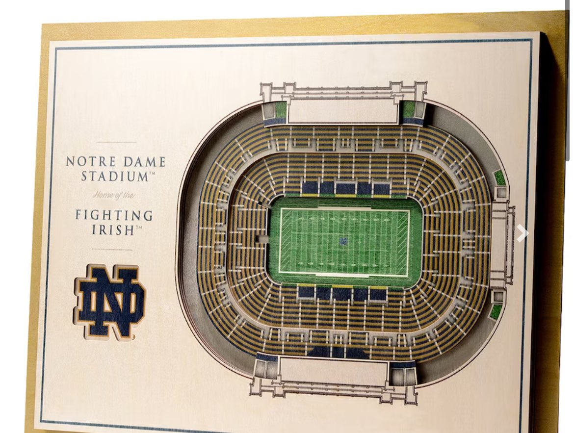 ND Stadium Wall Art fanatics.93n6tx.net/oqKWXo