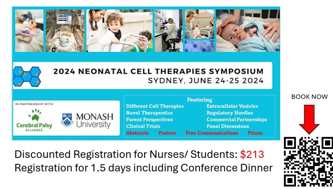 For nurses (esp neonatal) working in a hospital or students enrolled in a university course, we have discounted registration for our upcoming #NCT24 symposium! 

More details: nct2024.eventbrite.com