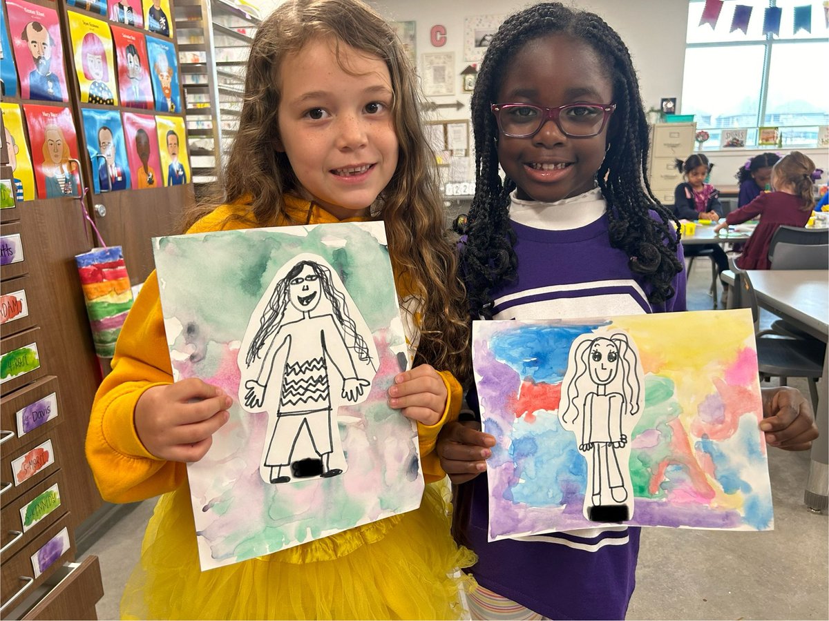 Kinder self-portraits 😍