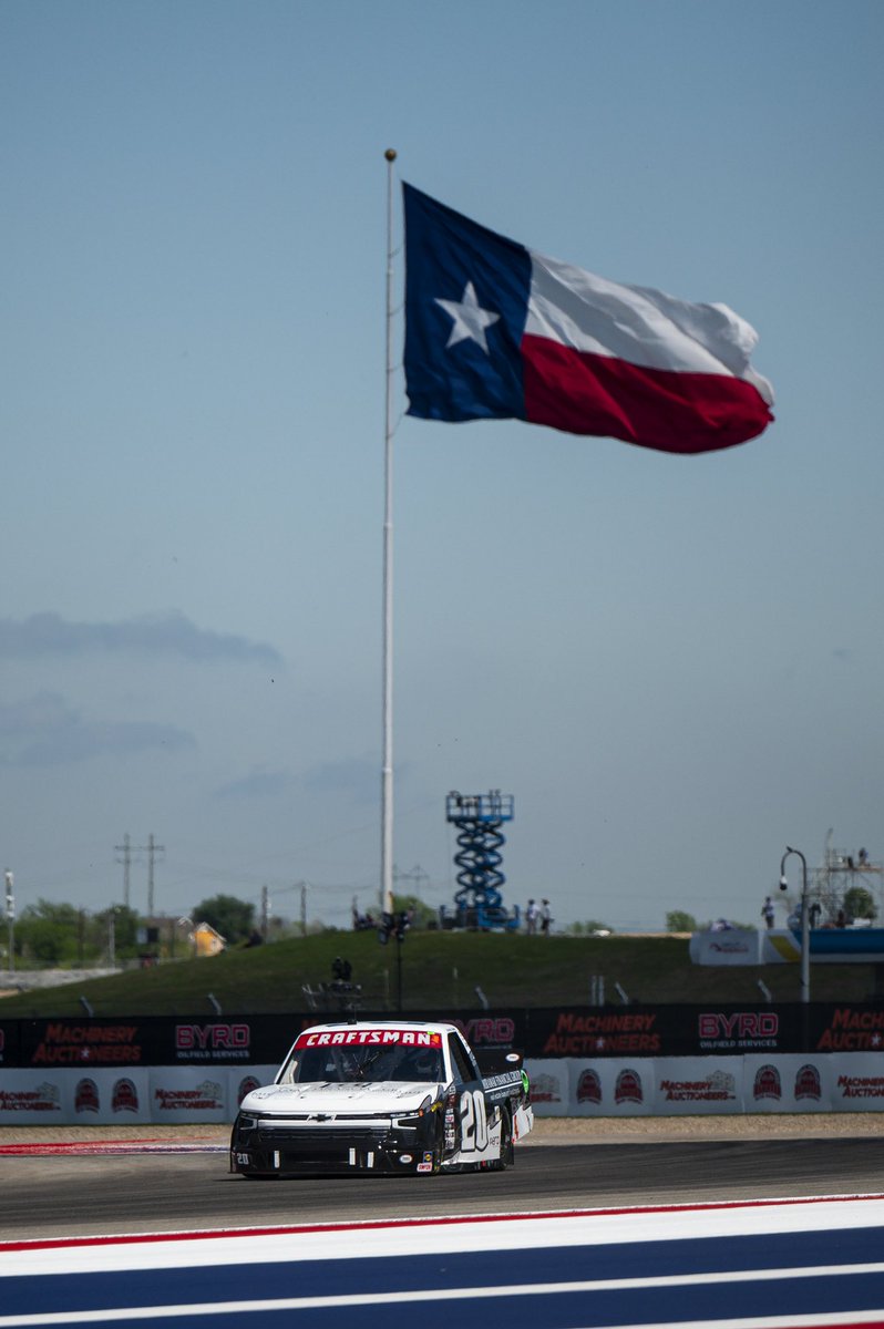 If anybody tells you this stuff is easy, they’re lying. So grateful for all the lessons learned today! Much more to gain tomorrow but we’ve got a long race ahead and a great group of guys behind us. NasTexas racin on tap! 🤠🫶 #NASCAR #NASCARatCOTA