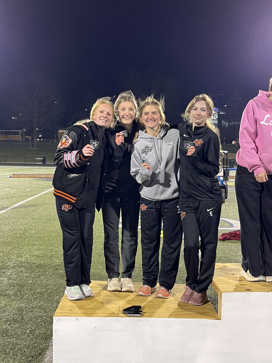 Congrats to the girls 4x400 for forth place!